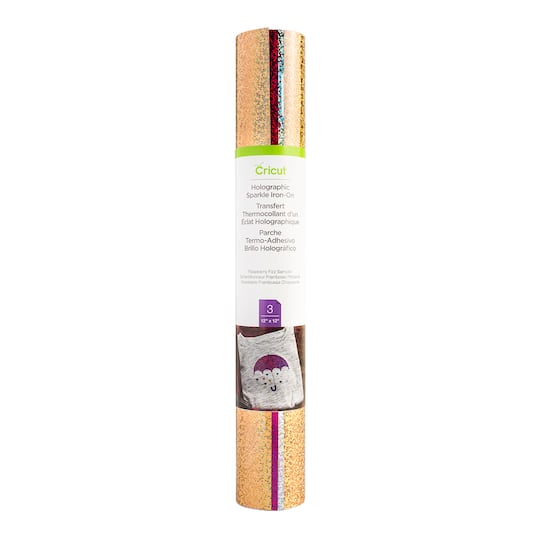 Cricut® Holographic Sparkle Iron On™ Raspberry Fizz Sampler